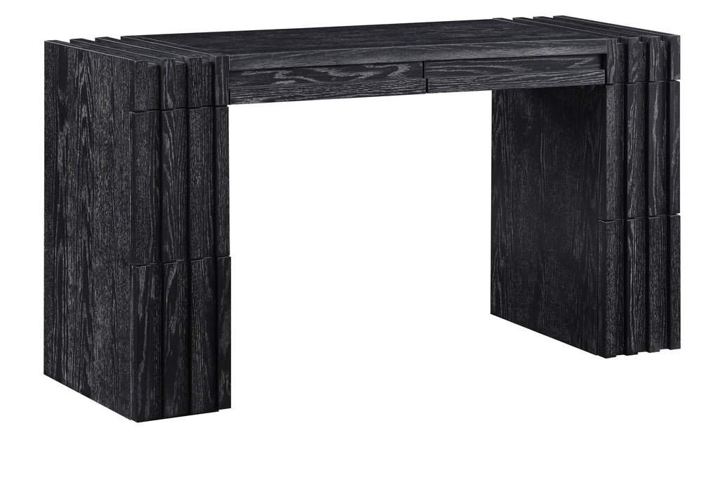 Stanton Oak Veneer And Solid Wood Console Table