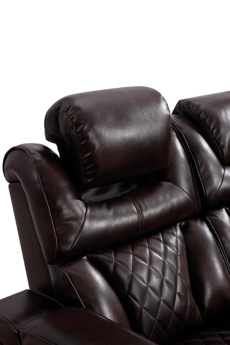 Braden (brown) (pwr) Living Room Set