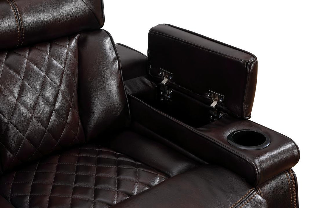 Braden (brown) (pwr) Living Room Set