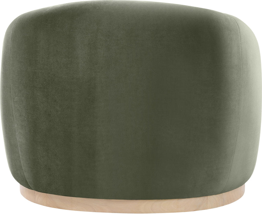 Gustavo Velvet Upholstered Accent Chair