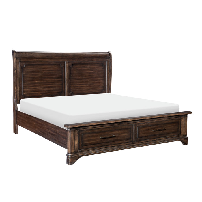 Boone Platform Bed with Footboard Storage
