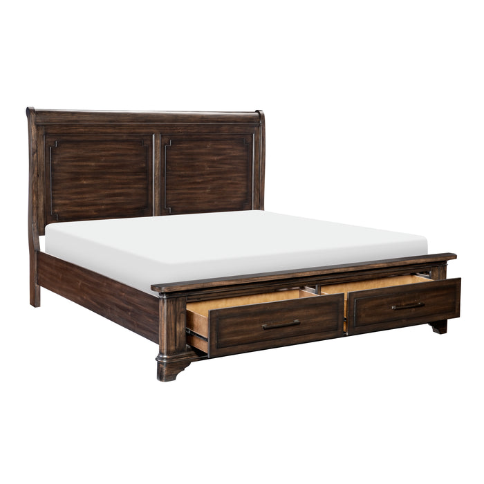 Boone Platform Bed with Footboard Storage