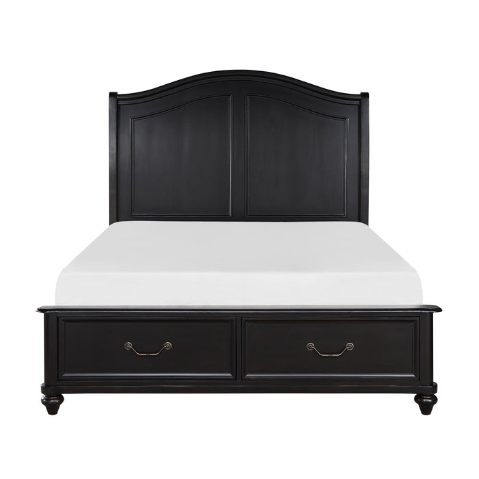 Herman Platform Bed with Footboard Storage
