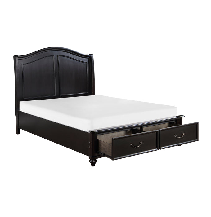 Herman Platform Bed with Footboard Storage