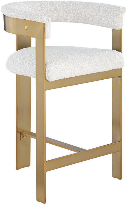 Romeo Boucle Fabric Upholstered Bar / Counter Stools