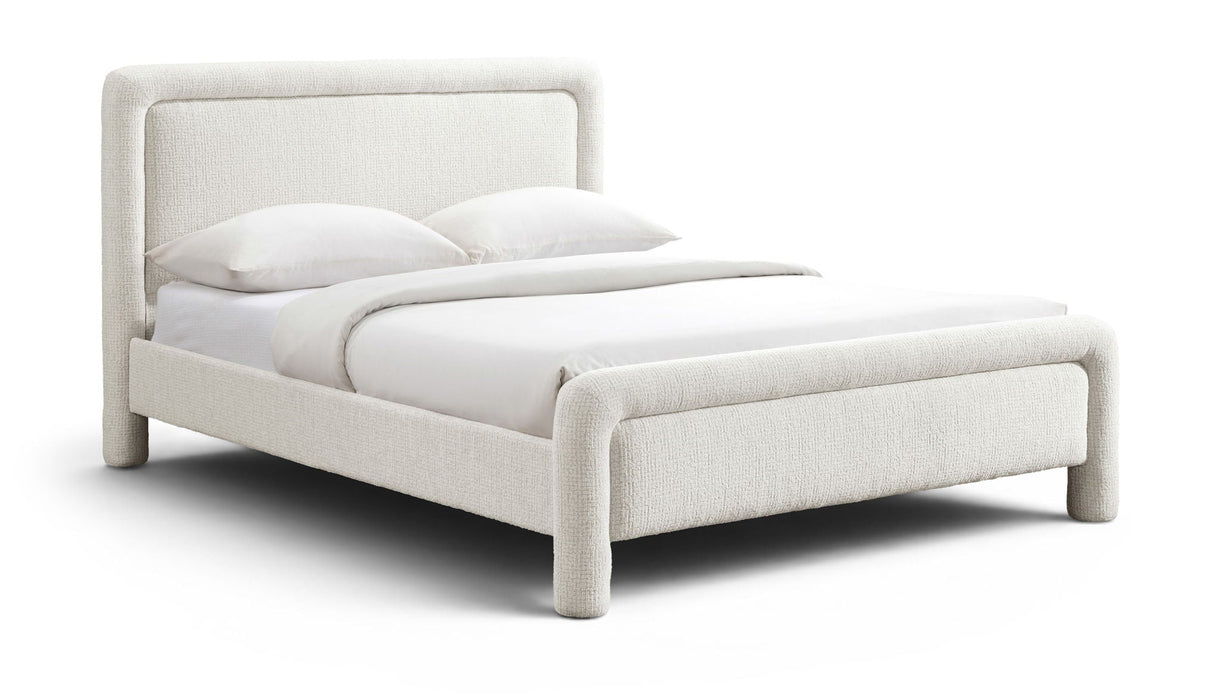 Baylor Fabric With Interwoven Chenille Upholstered Bed