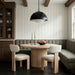 Timbra Linen Textured Fabric Upholstered Dining Chair
