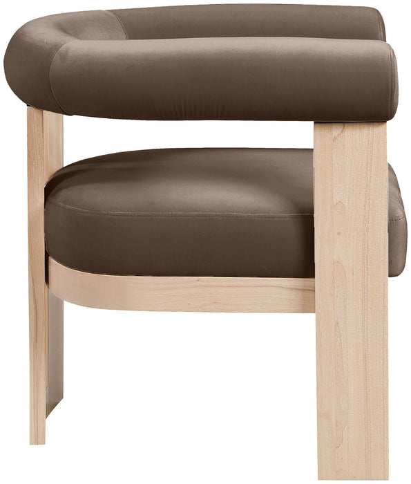Arienzo Velvet Performance Fabric Upholstered Chair