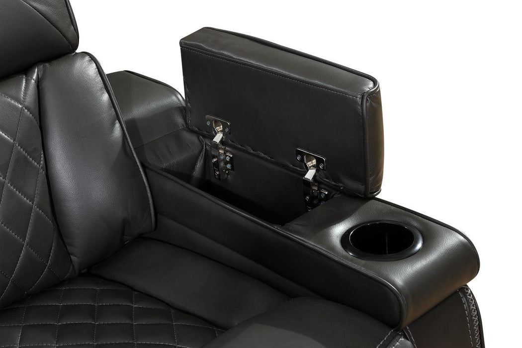Braden (gray) (pwr) Living Room Set