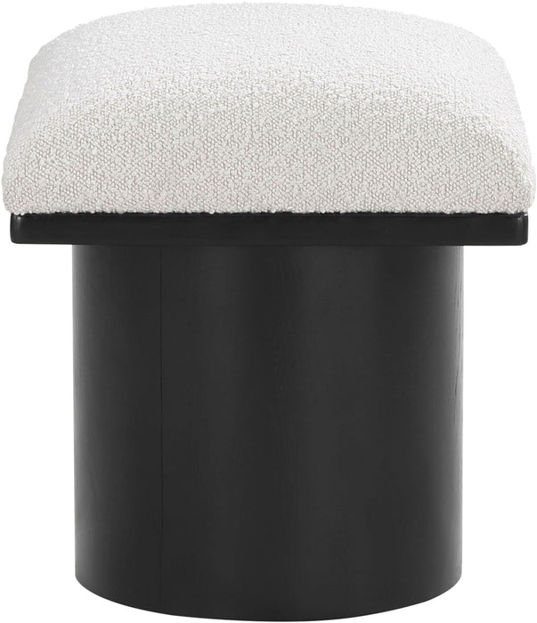 Pavilion Boucle Fabric Upholstered Stool