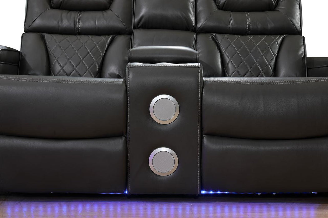 Braden (gray) (pwr) Living Room Set