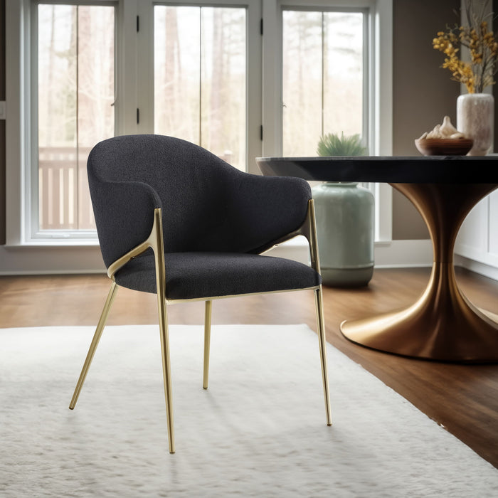 Nial Boucle Fabric Upholstered Dining Chair