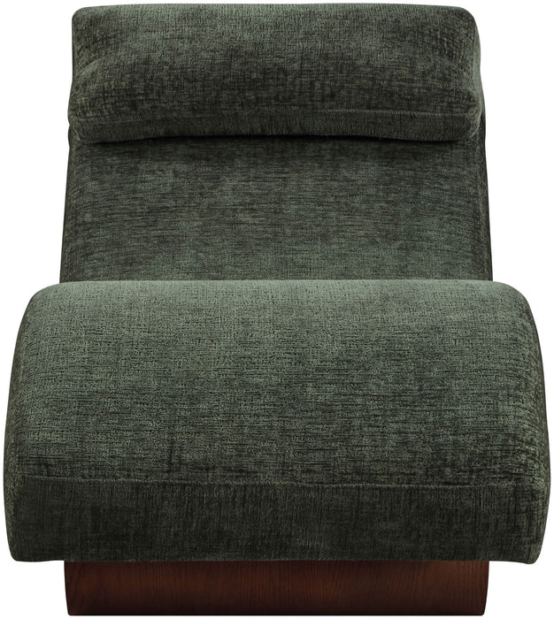 Chaise longue tapizado de tela Marcella
