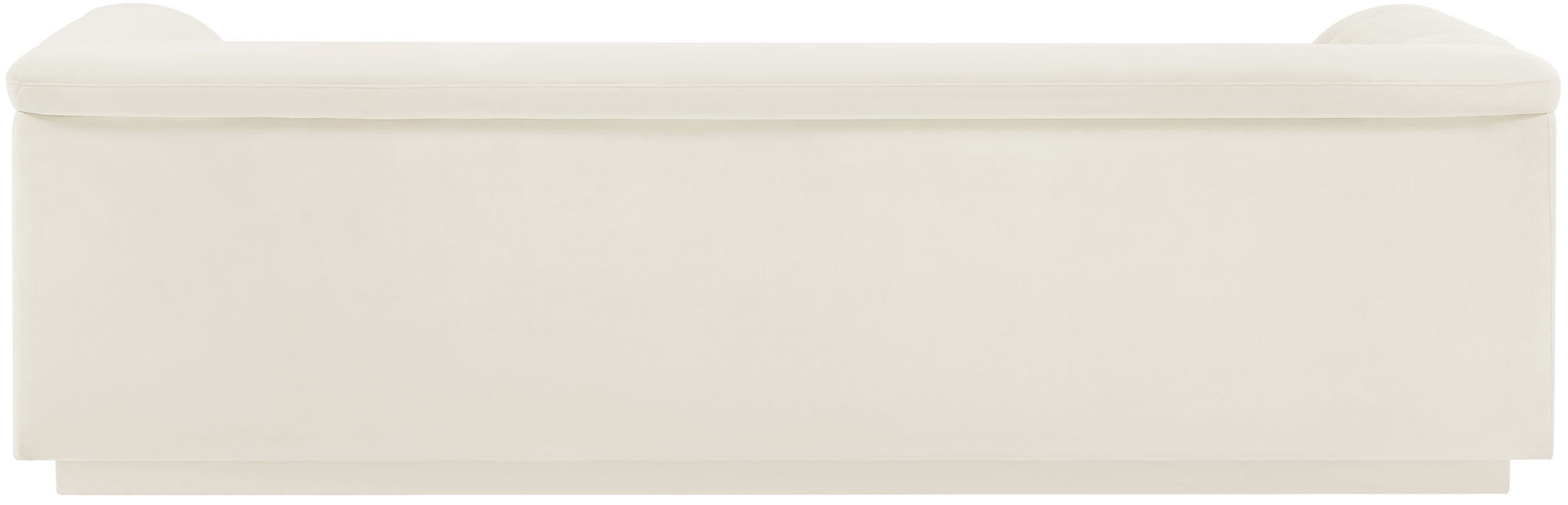 Cascade 94" Velvet Upholstered Fabric Upholstered Sofa