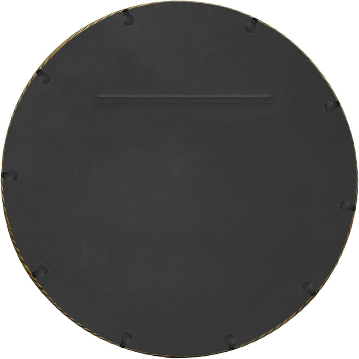 Avara 30" W X 30" H Iron Frame Mirror