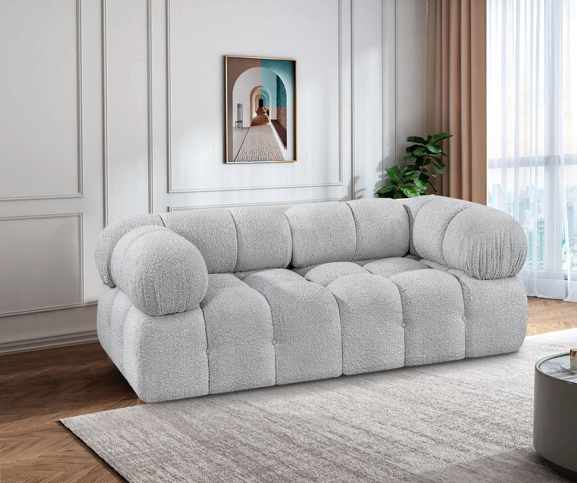 Ames 68" Boucle Fabric Upholstered 2pc. Modular Loveseat