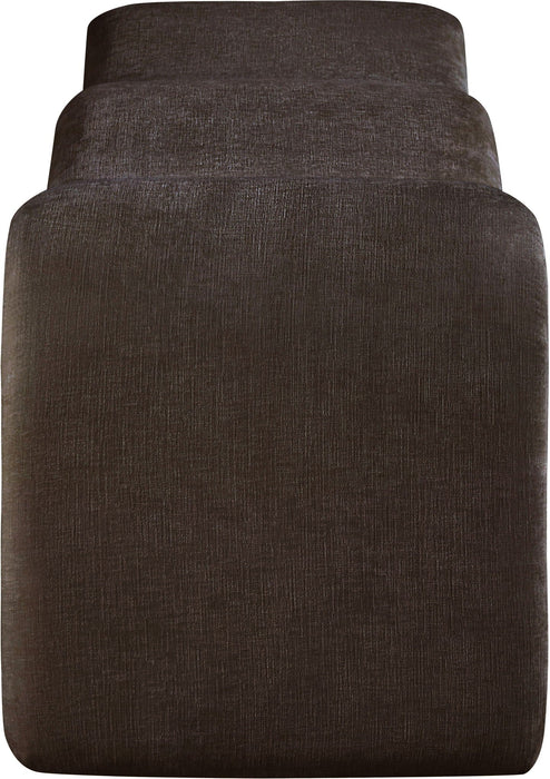 Willow Chenille Fabric Upholstered Bench