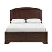 Hudson Platform Bed with Footboard Storage - California King / Cherry
