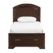 Hudson Platform Bed with Footboard Storage - Twin / Cherry