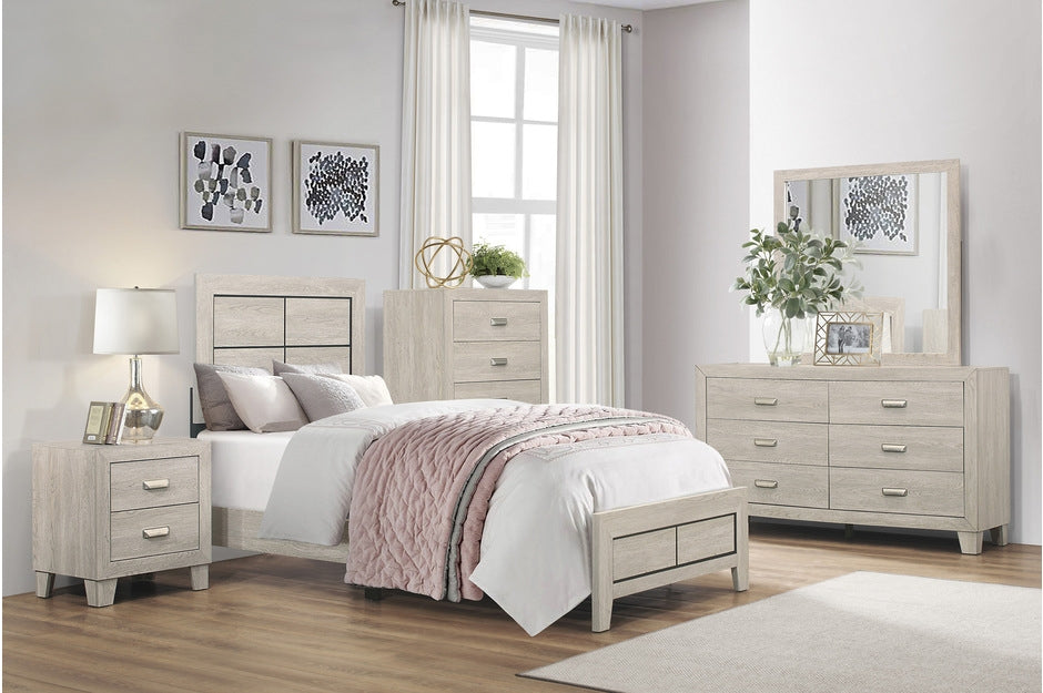 Twin Beds -- BedroomHome Elegance-1525T-1*9