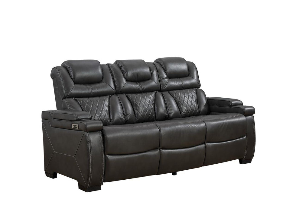 Braden (gray) (pwr) Living Room Set