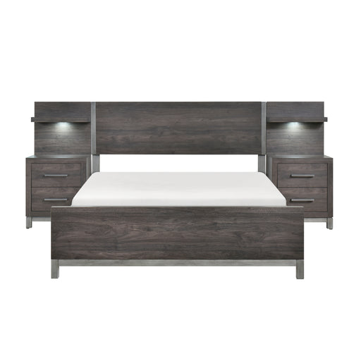 Zephyr 5pc Set Eastern King Wall Bed (EK+2NS+2NS-P)