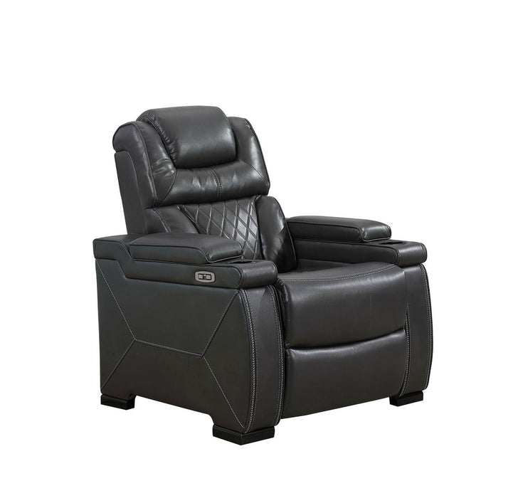 Braden (gray) (pwr) Living Room Set