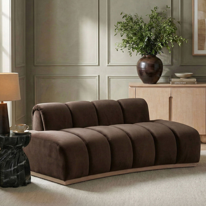 Jace 78.5" Velvet Upholstered Loveseat