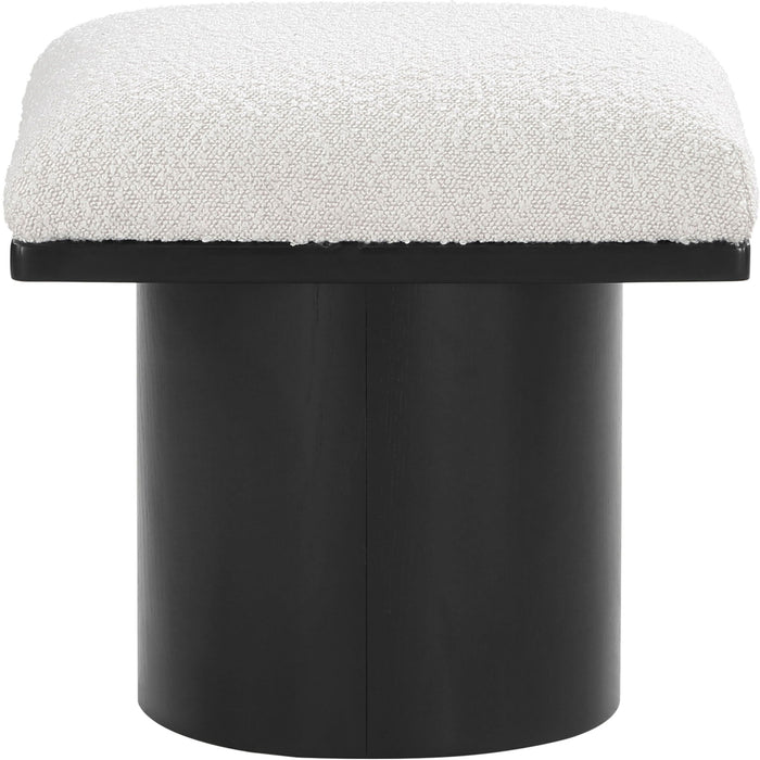 Pavilion Boucle Fabric Upholstered Stool