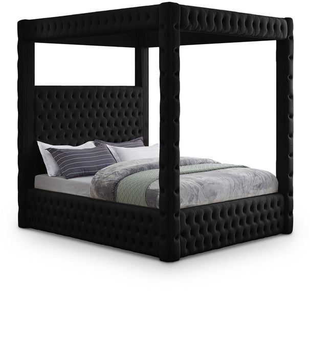 Royal Velvet Upholstered Bed