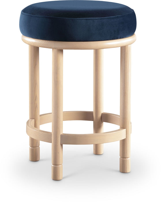 Monette Velvet Upholstered Counter Stool