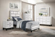 Davi Bedroom Set in White - bedroom room scene