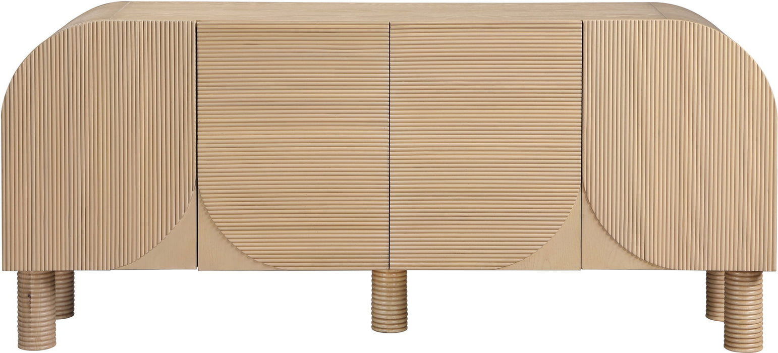 Aparador / bufé de madera maciza con enchapado de roble Casablanca