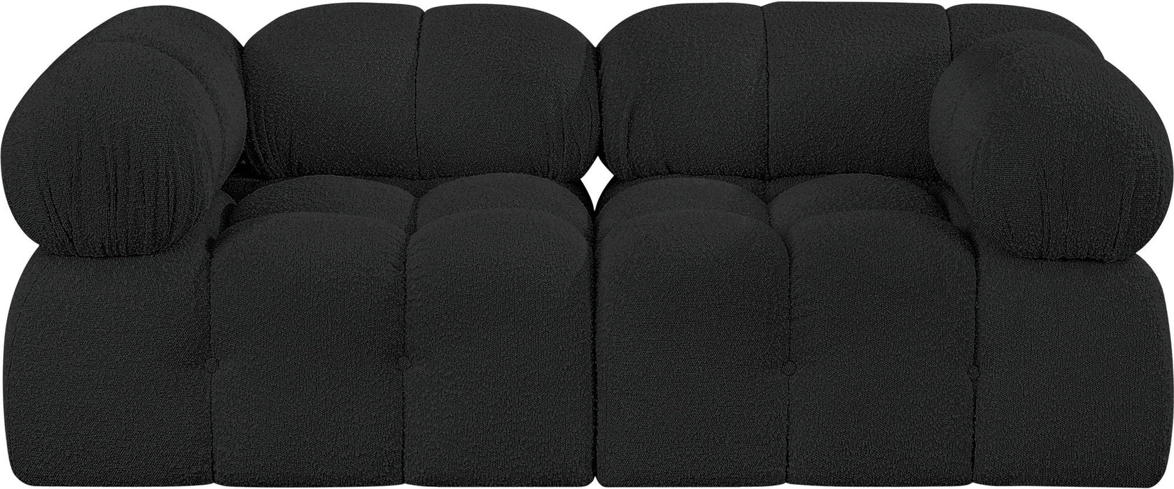 Ames 68" Boucle Fabric Upholstered 2pc. Modular Loveseat