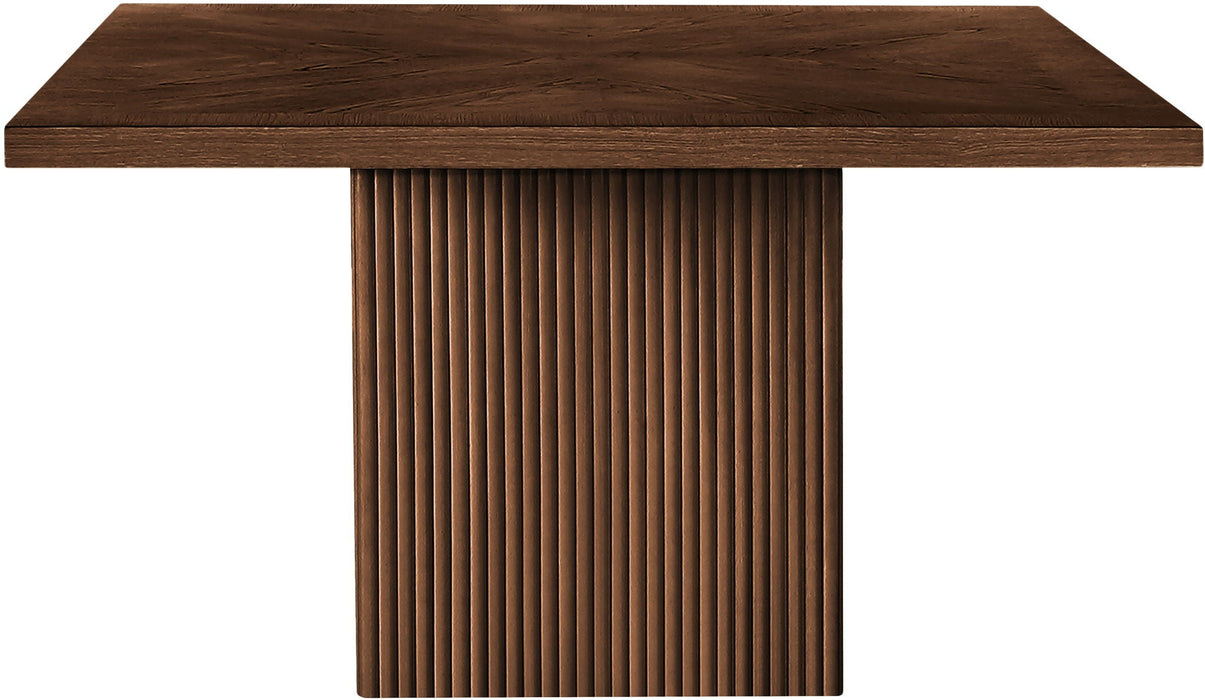 Belinda 32" Oak Veneer And Solid Wood Counter Height Table
