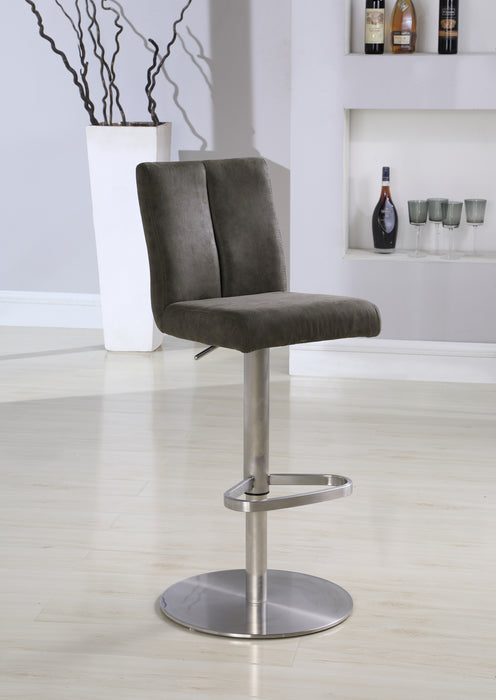 Modern High Back Pneumatic-Adjustable Stool 1713-AS-BRW