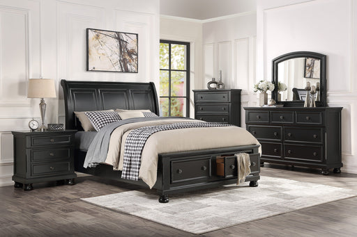 Laurelin Bedroom Set in Black - bedroom room scene