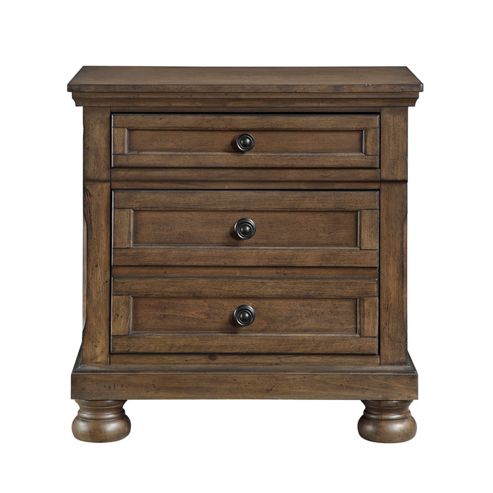 Begonia Night Stand - Dark Brown