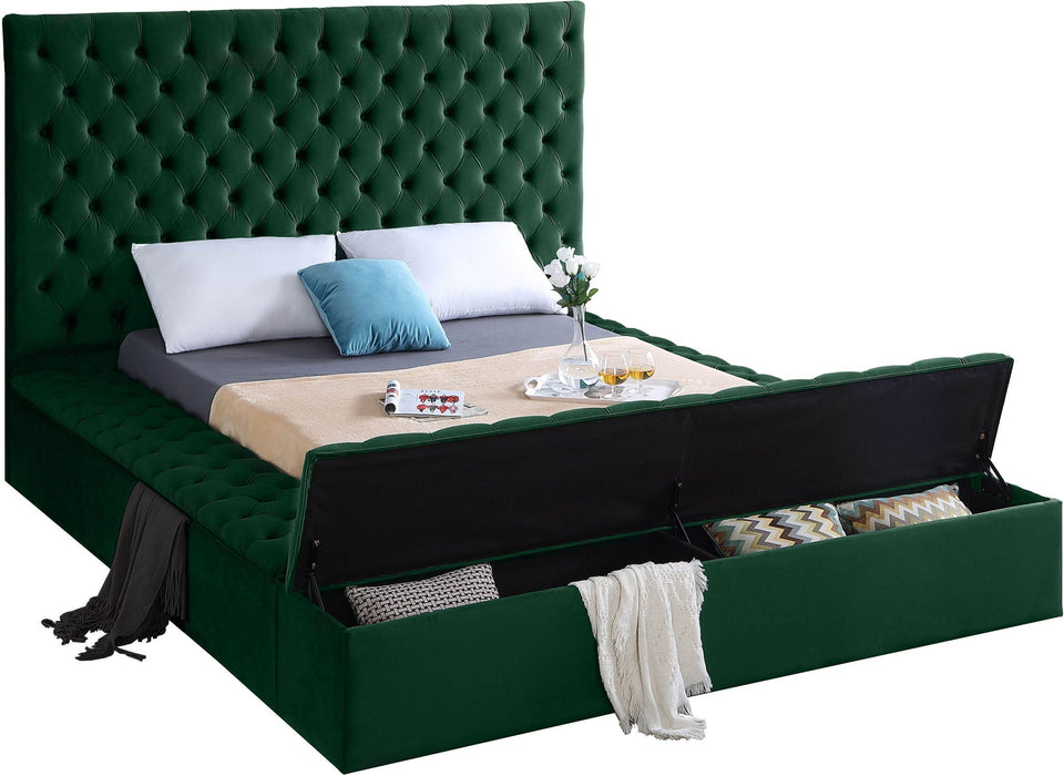 Bliss Velvet Upholstered Bed