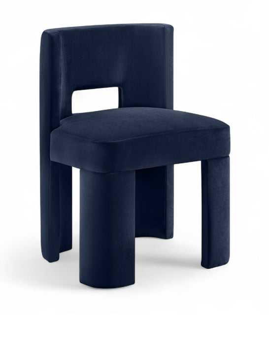 Zuno Velvet Performance Fabric Upholstered Dining Chair