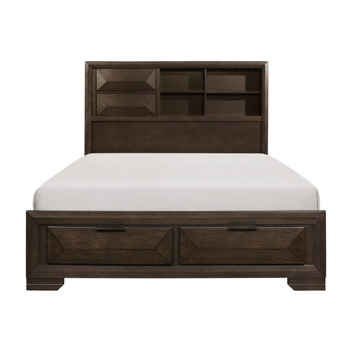 Chesky Platform Bed with Footboard Storage - Queen