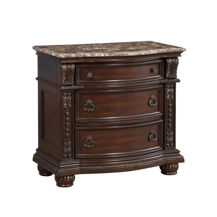 Cavalier Night Stand, Marble Top