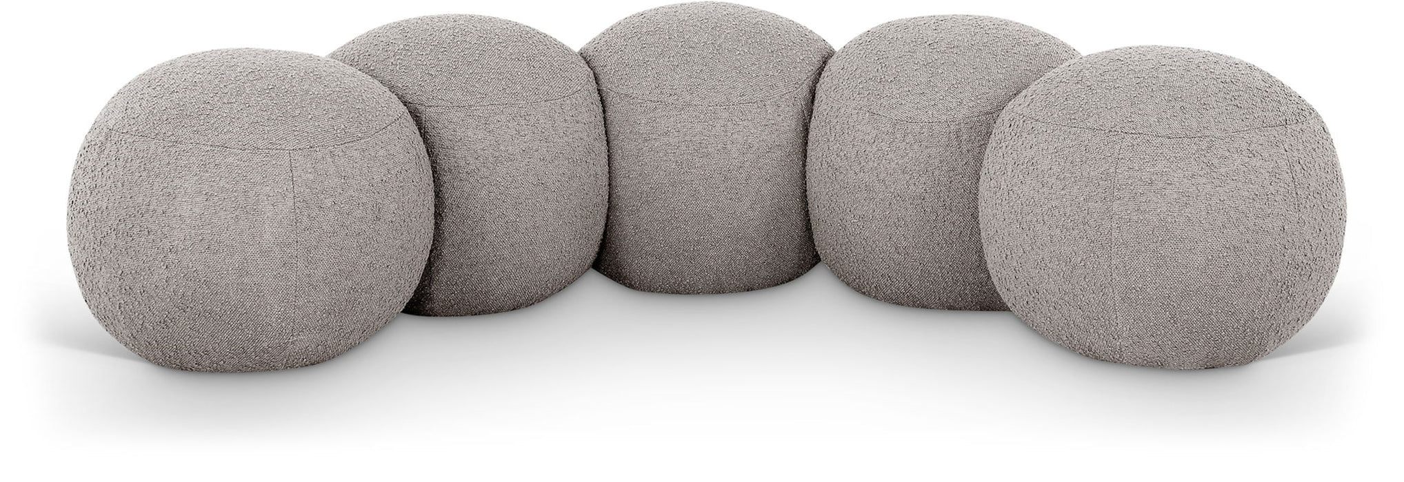 Apollo Boucle Fabric Upholstered Bench