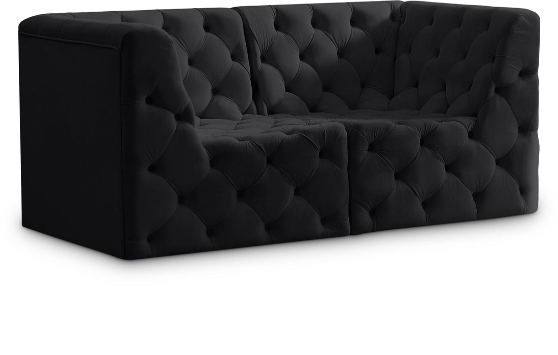 Tuft 70" Velvet Upholstered 2pc. Modular Loveseat