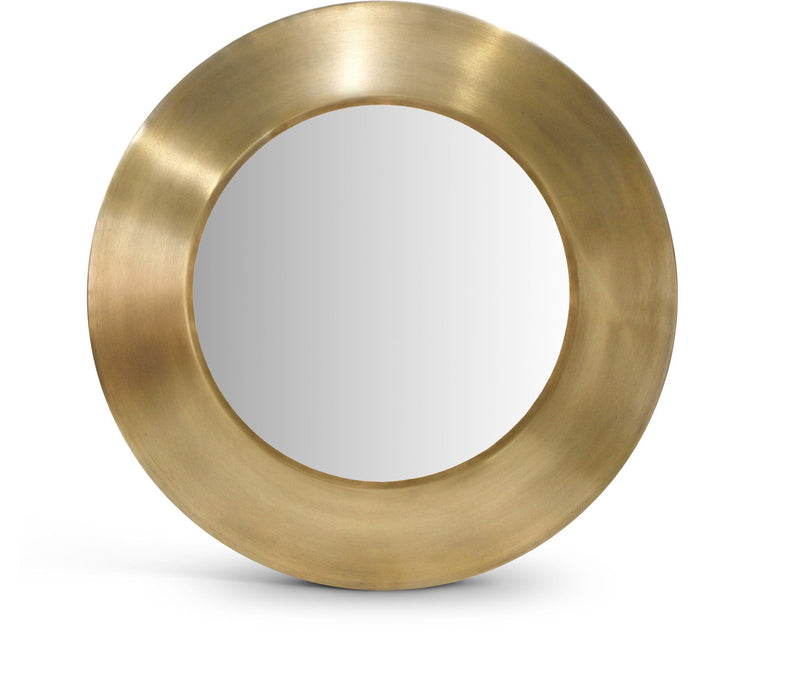 Sphere 30" W X 30" H Iron Frame Mirror