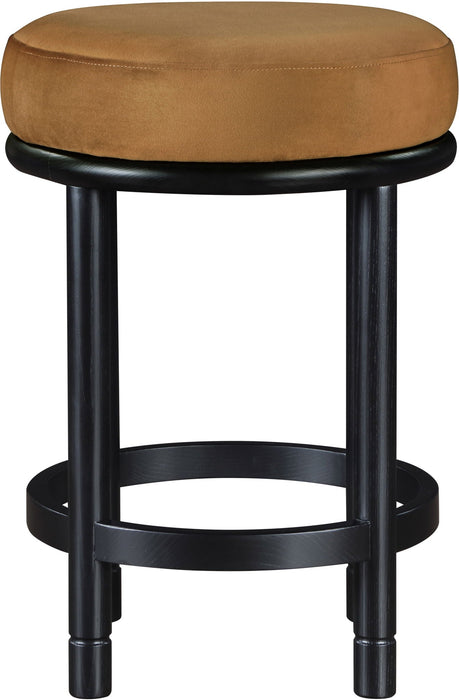 Monette Velvet Upholstered Counter Stool