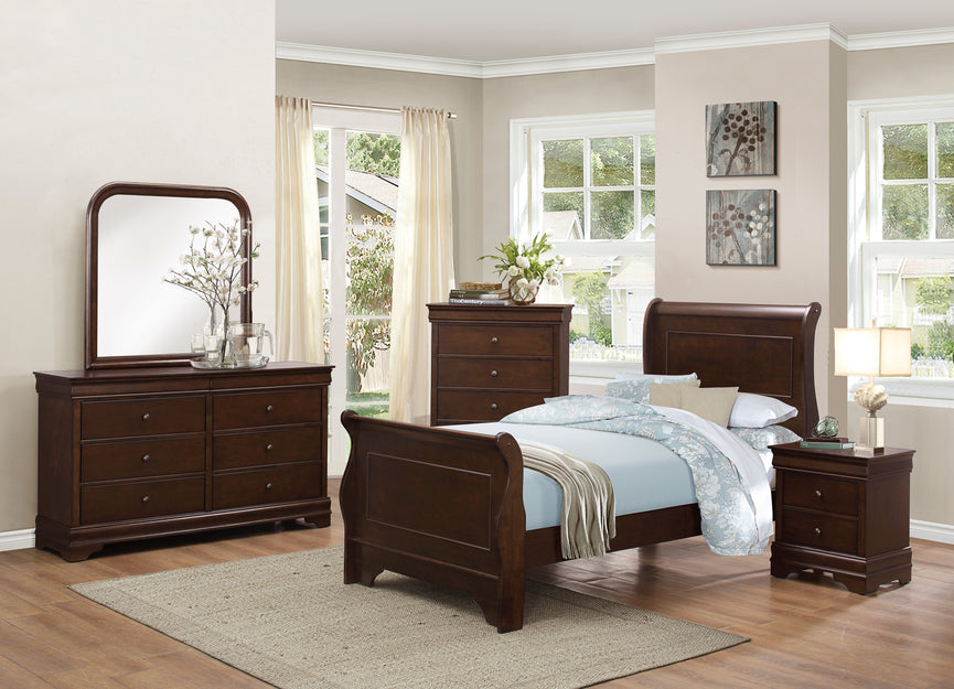 Twin Beds -- BedroomHome Elegance-1856T-1*9