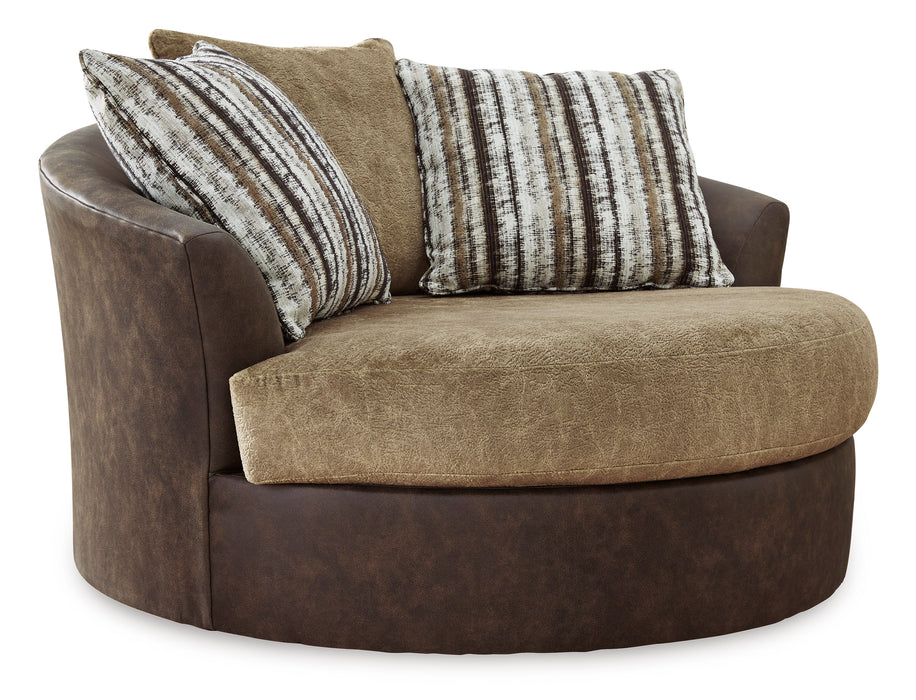Alesbury Oversized Swivel Accent Chair