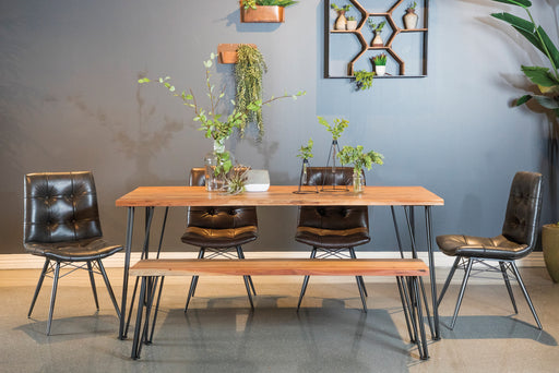 Sherman 71-inch Live Edge Dining Table Natural Acacia - Brown