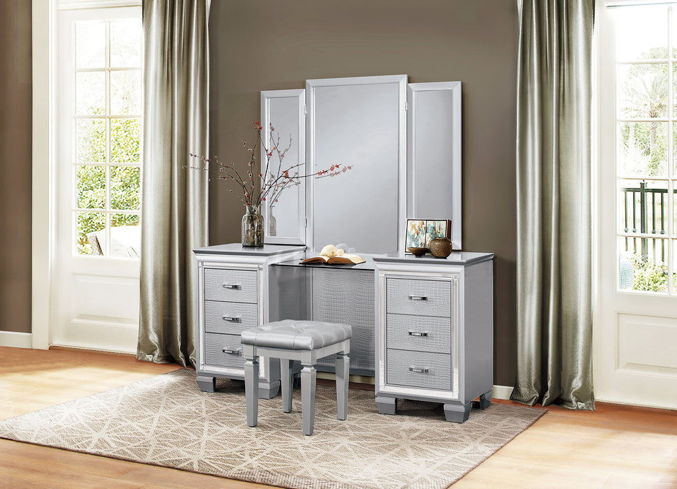 Allura (3)Vanity Dresser with Mirror